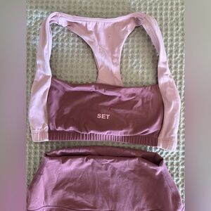 SET active Bra and Leggings Small